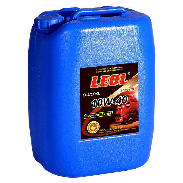 Масло SAE 10W-40 API CI-4/CF/SL турбодизель Каністра 20 л. ЛЕОЛ TURBODIESEL EXTRA